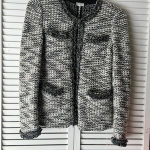 Ecru women’s Black and White Jacket /Blazer size S